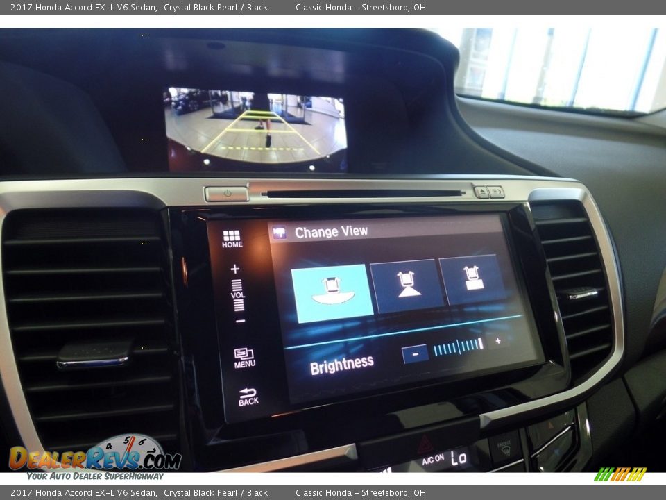 2017 Honda Accord EX-L V6 Sedan Crystal Black Pearl / Black Photo #13