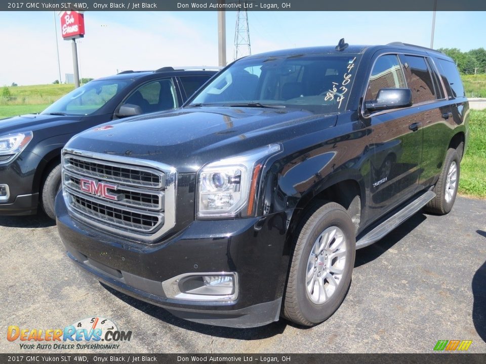 2017 GMC Yukon SLT 4WD Onyx Black / Jet Black Photo #3