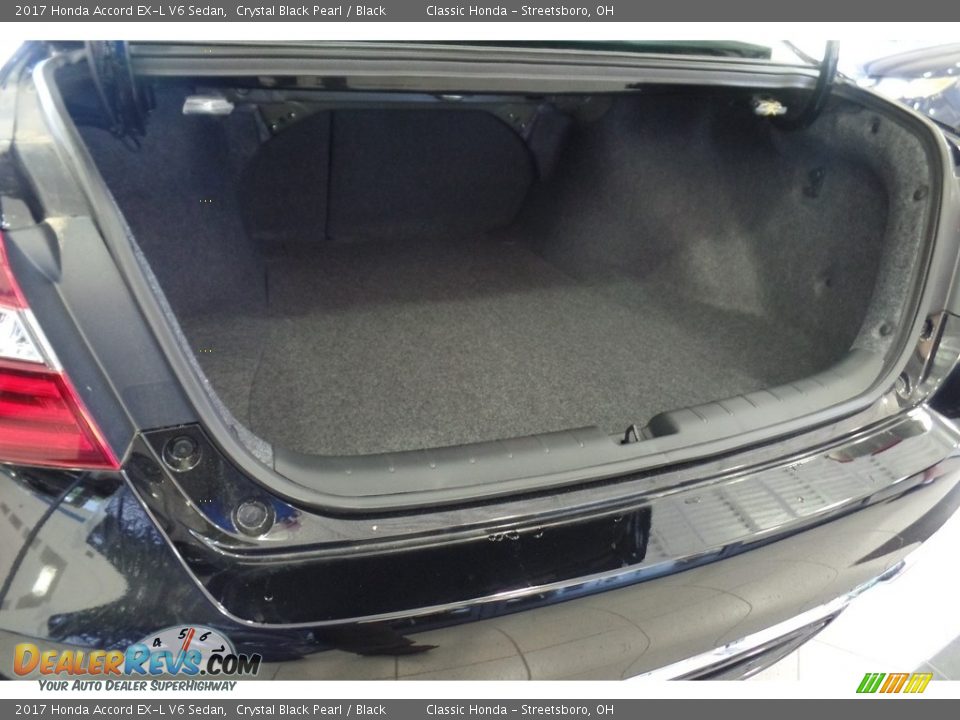 2017 Honda Accord EX-L V6 Sedan Crystal Black Pearl / Black Photo #15