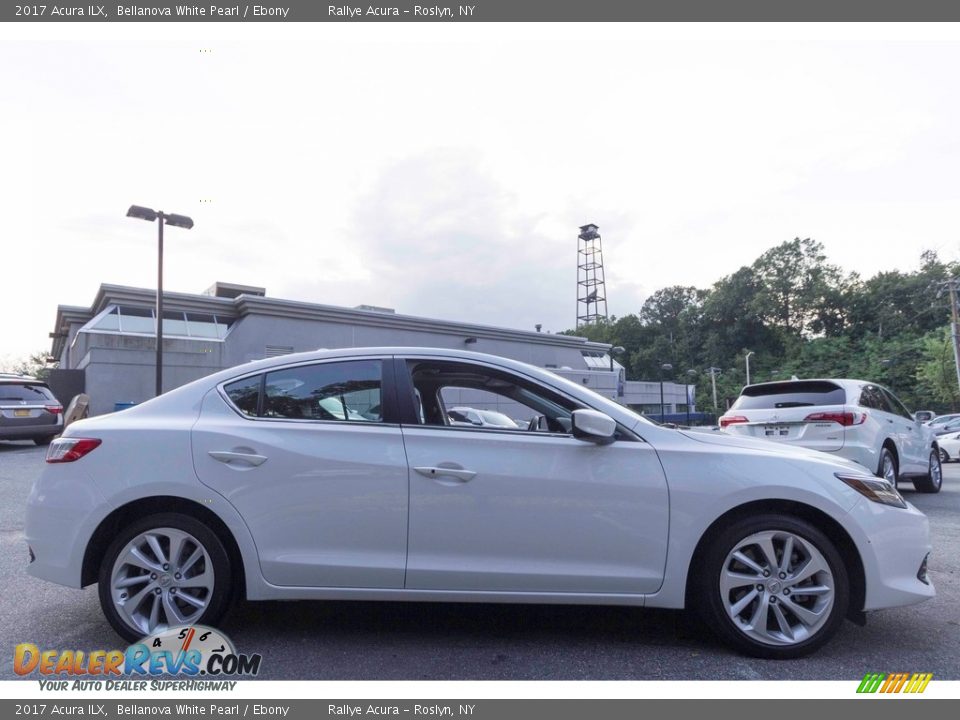 2017 Acura ILX Bellanova White Pearl / Ebony Photo #3