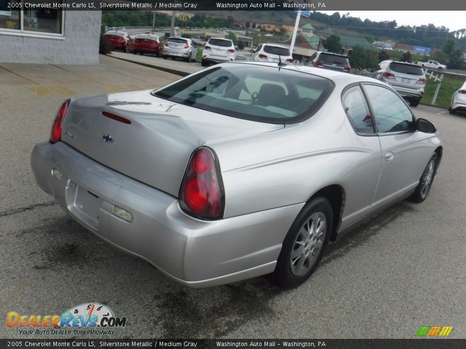 2005 Chevrolet Monte Carlo LS Silverstone Metallic / Medium Gray Photo #8