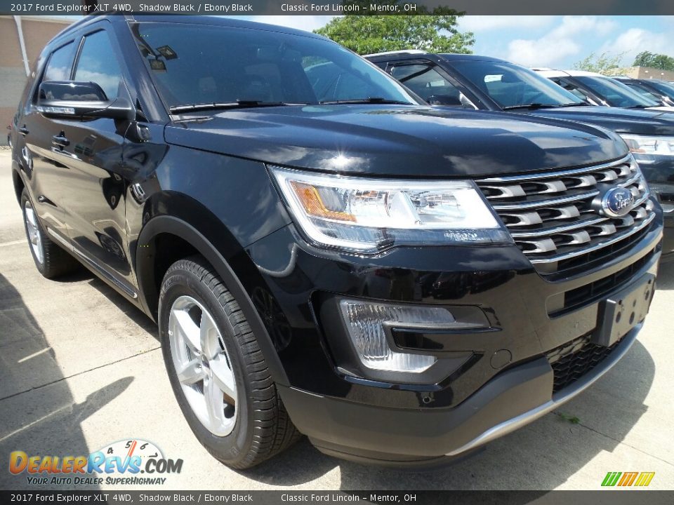 2017 Ford Explorer XLT 4WD Shadow Black / Ebony Black Photo #1