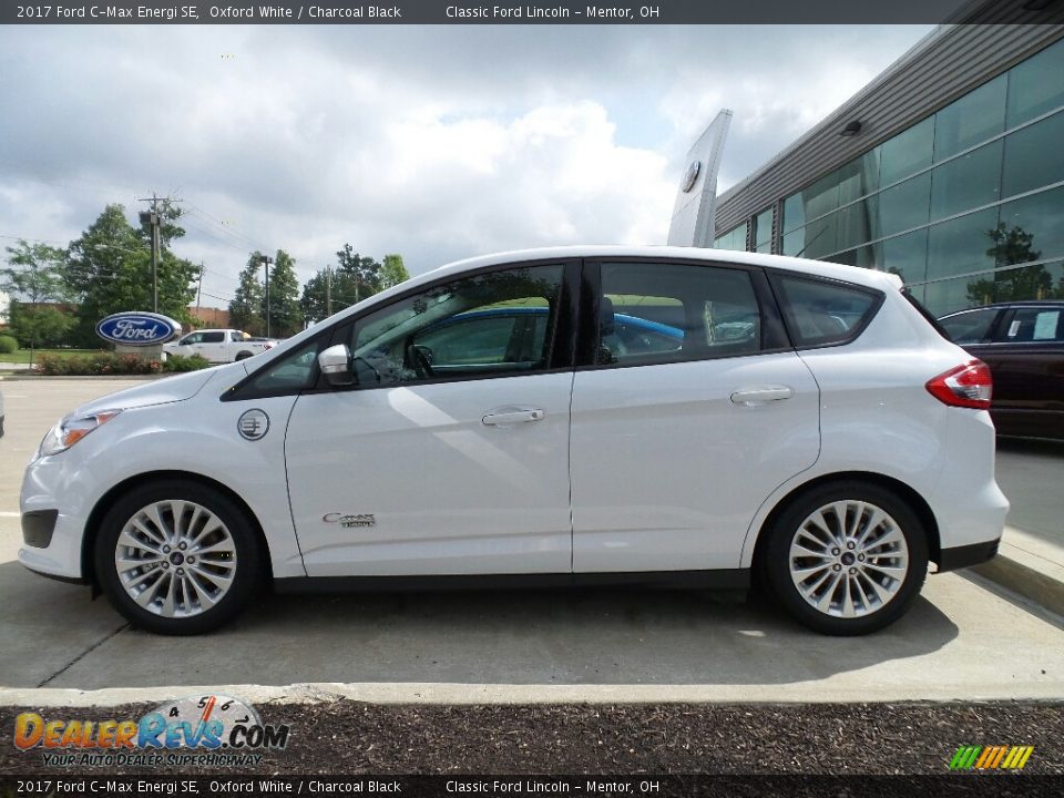 2017 Ford C-Max Energi SE Oxford White / Charcoal Black Photo #3