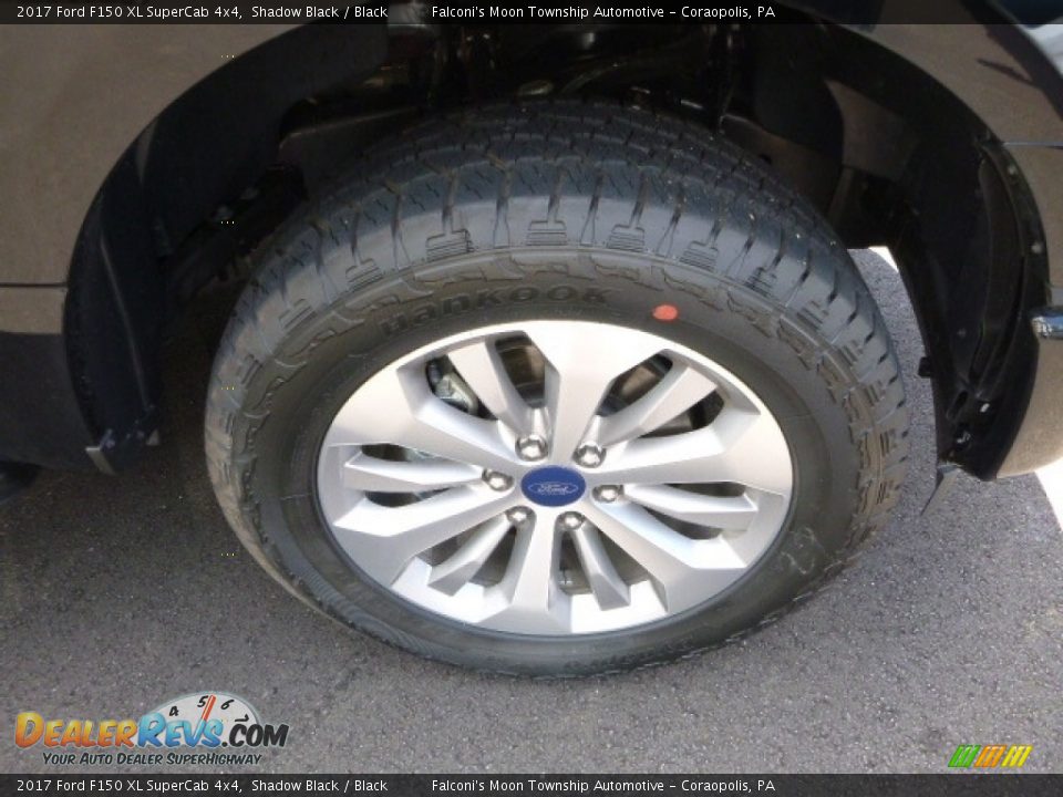 2017 Ford F150 XL SuperCab 4x4 Shadow Black / Black Photo #5
