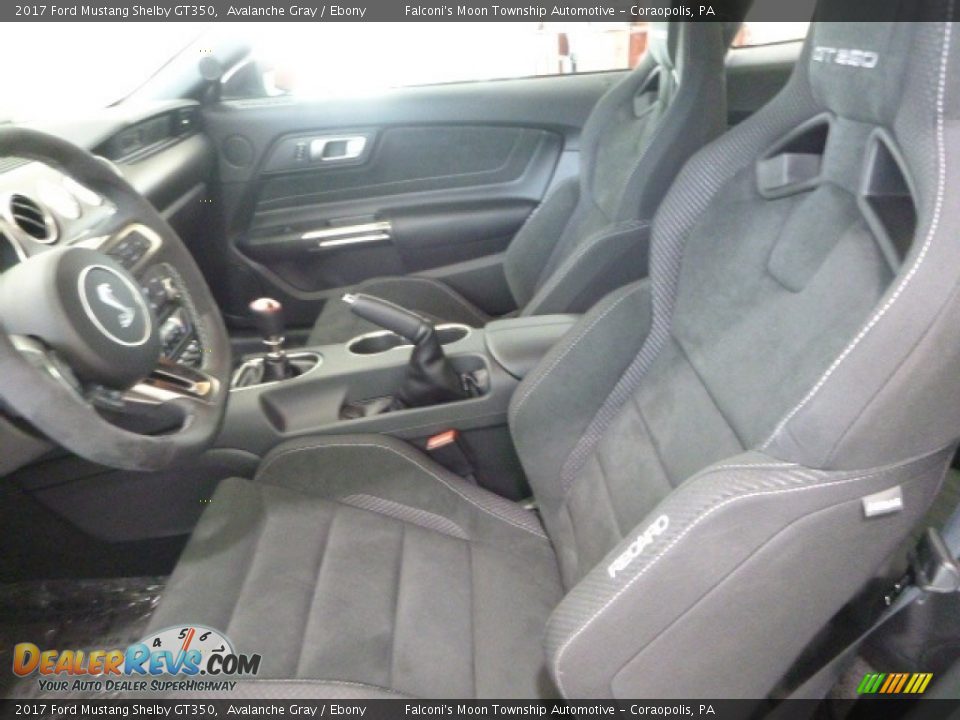 2017 Ford Mustang Shelby GT350 Avalanche Gray / Ebony Photo #10