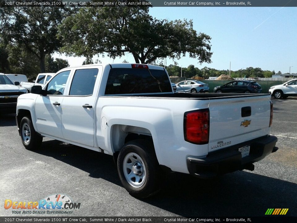 2017 Chevrolet Silverado 1500 WT Crew Cab Summit White / Dark Ash/Jet Black Photo #3