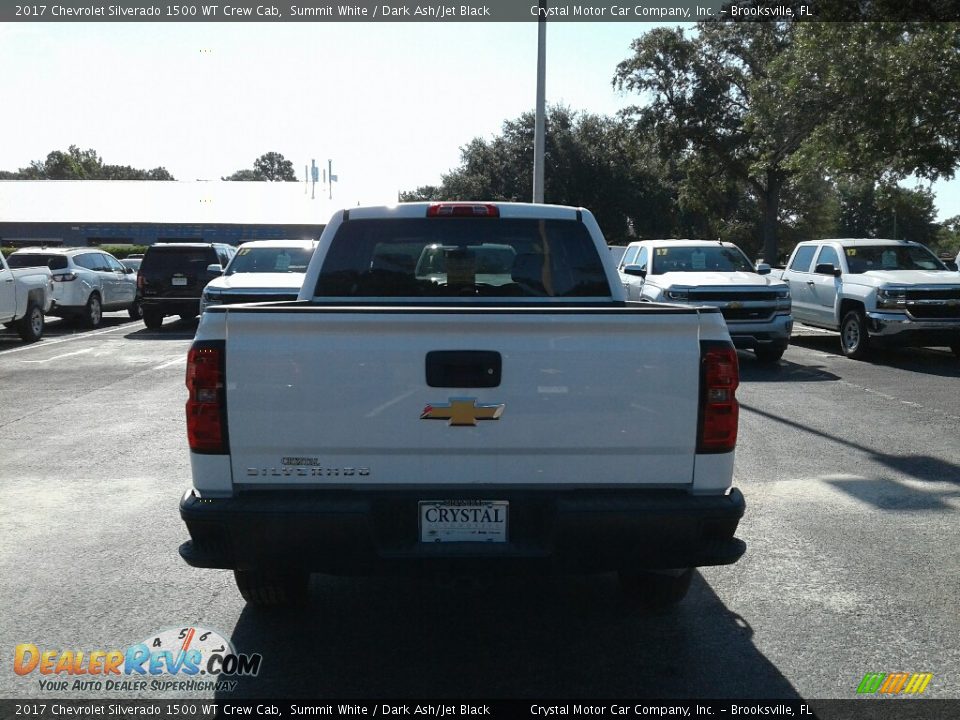 2017 Chevrolet Silverado 1500 WT Crew Cab Summit White / Dark Ash/Jet Black Photo #4