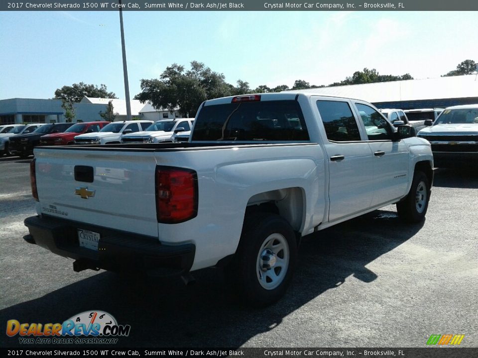 2017 Chevrolet Silverado 1500 WT Crew Cab Summit White / Dark Ash/Jet Black Photo #5
