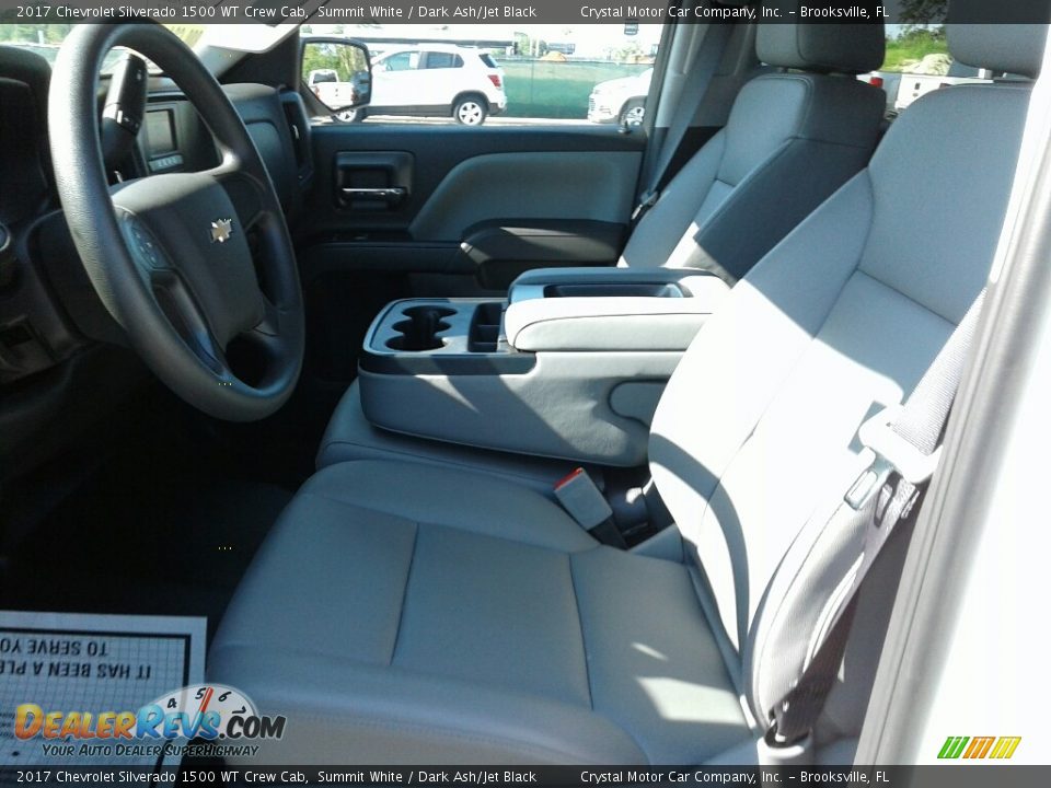 2017 Chevrolet Silverado 1500 WT Crew Cab Summit White / Dark Ash/Jet Black Photo #9