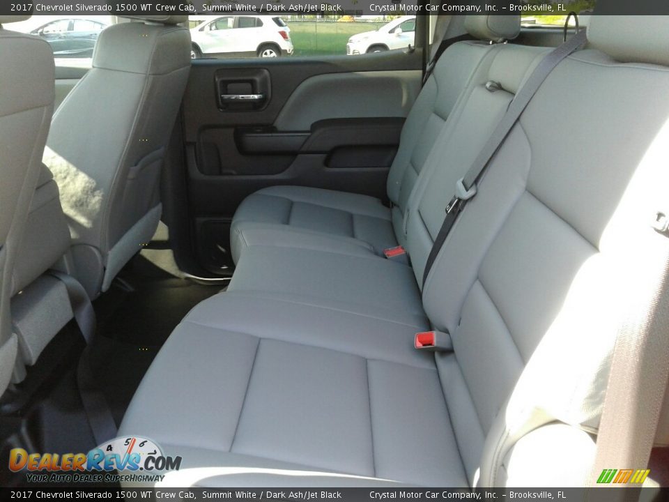 2017 Chevrolet Silverado 1500 WT Crew Cab Summit White / Dark Ash/Jet Black Photo #10