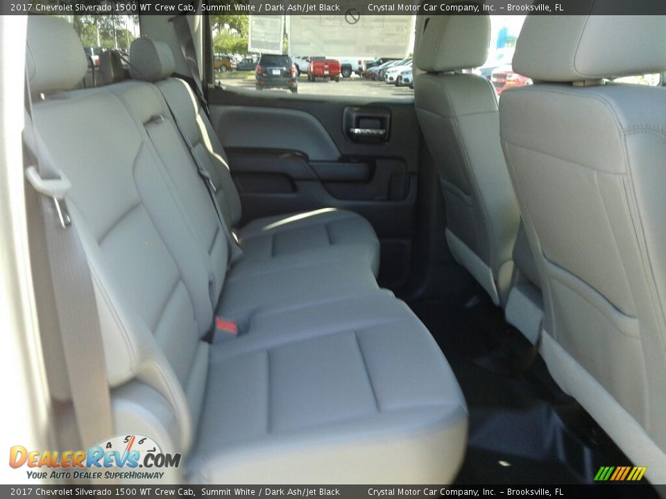 2017 Chevrolet Silverado 1500 WT Crew Cab Summit White / Dark Ash/Jet Black Photo #11