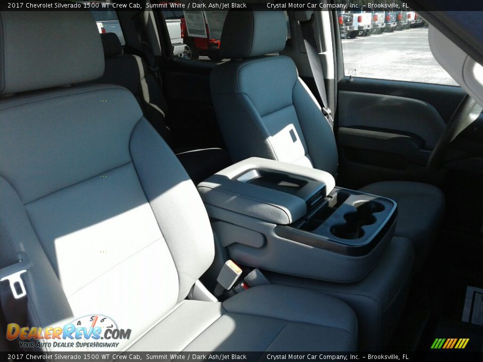 2017 Chevrolet Silverado 1500 WT Crew Cab Summit White / Dark Ash/Jet Black Photo #12