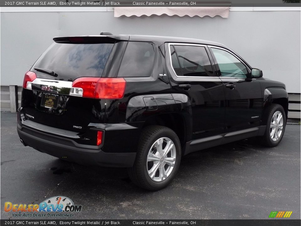 2017 GMC Terrain SLE AWD Ebony Twilight Metallic / Jet Black Photo #2