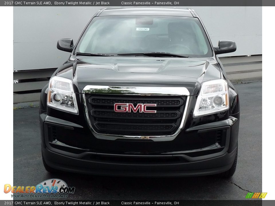 2017 GMC Terrain SLE AWD Ebony Twilight Metallic / Jet Black Photo #4