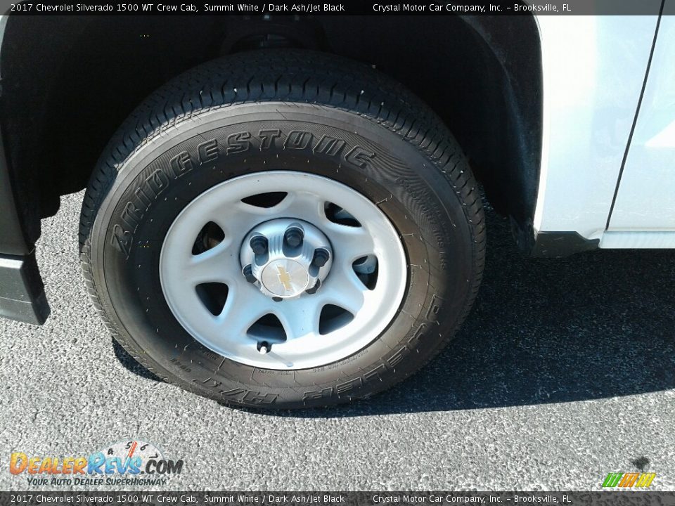 2017 Chevrolet Silverado 1500 WT Crew Cab Summit White / Dark Ash/Jet Black Photo #20
