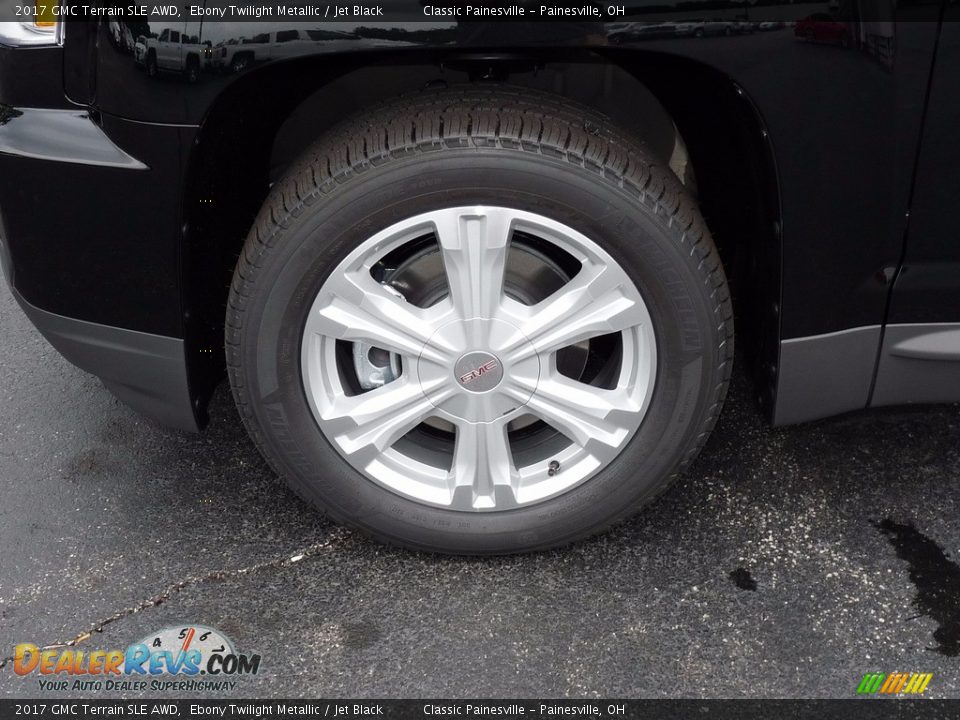 2017 GMC Terrain SLE AWD Ebony Twilight Metallic / Jet Black Photo #5