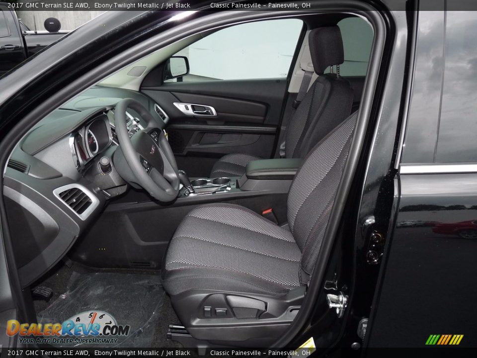 2017 GMC Terrain SLE AWD Ebony Twilight Metallic / Jet Black Photo #6