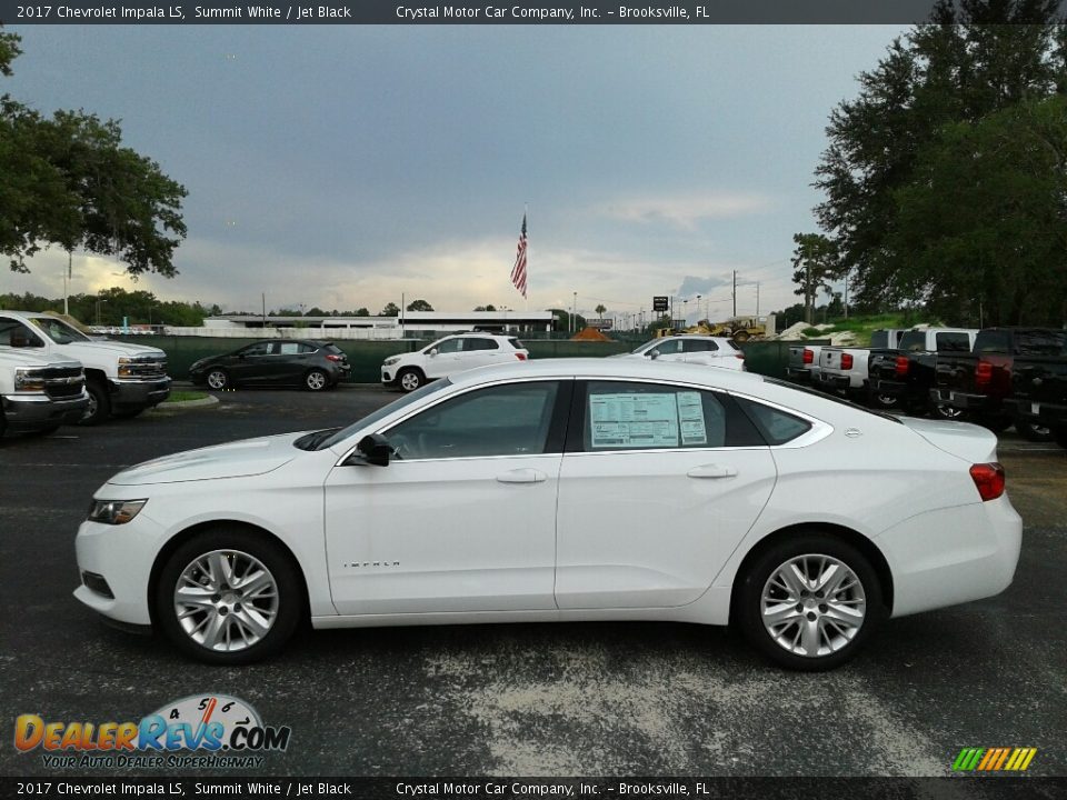 2017 Chevrolet Impala LS Summit White / Jet Black Photo #2