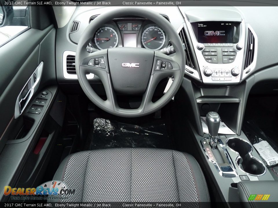 2017 GMC Terrain SLE AWD Ebony Twilight Metallic / Jet Black Photo #8