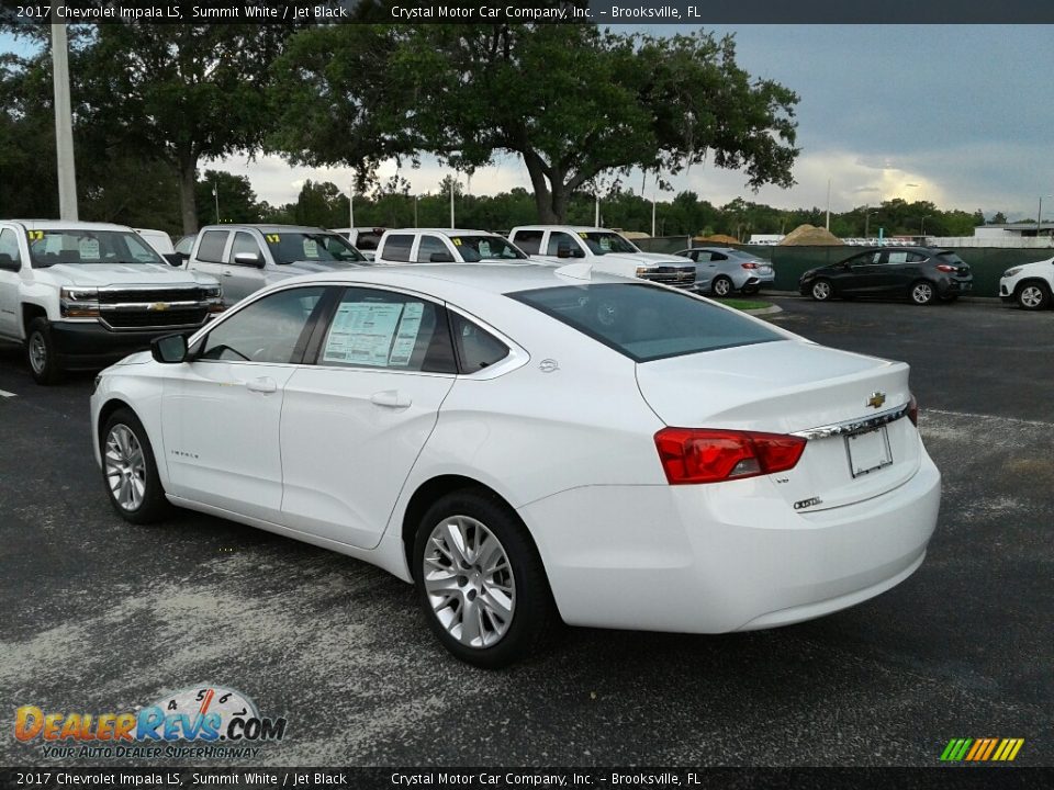 2017 Chevrolet Impala LS Summit White / Jet Black Photo #3
