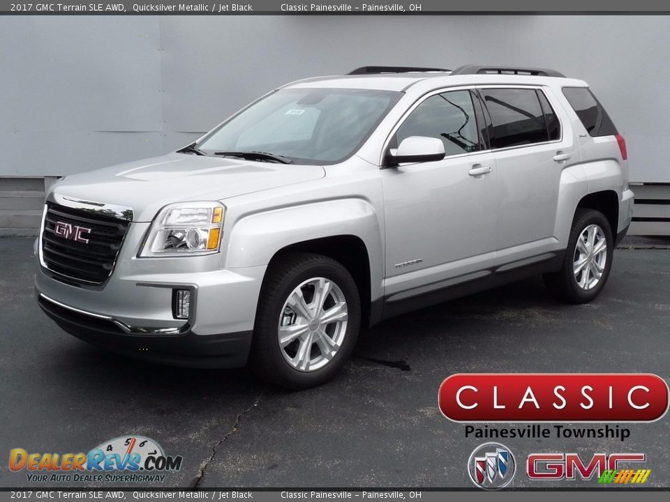 2017 GMC Terrain SLE AWD Quicksilver Metallic / Jet Black Photo #1