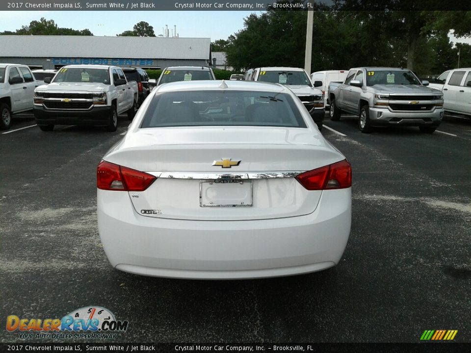 2017 Chevrolet Impala LS Summit White / Jet Black Photo #4