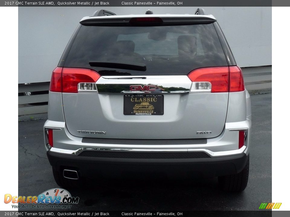 2017 GMC Terrain SLE AWD Quicksilver Metallic / Jet Black Photo #3