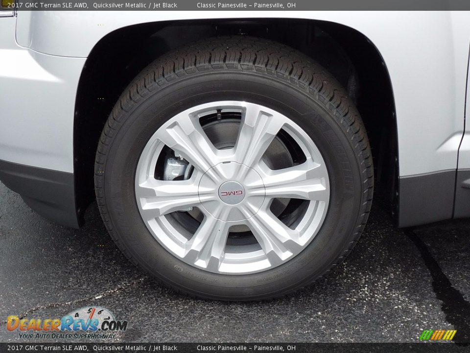 2017 GMC Terrain SLE AWD Quicksilver Metallic / Jet Black Photo #5