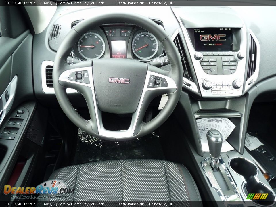 2017 GMC Terrain SLE AWD Quicksilver Metallic / Jet Black Photo #8