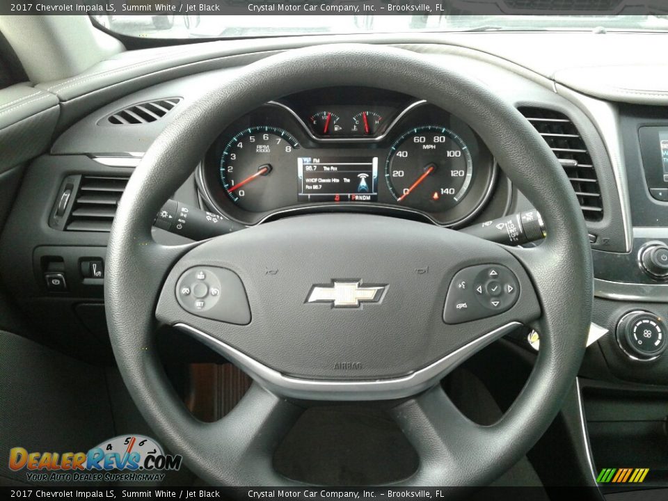 2017 Chevrolet Impala LS Summit White / Jet Black Photo #14