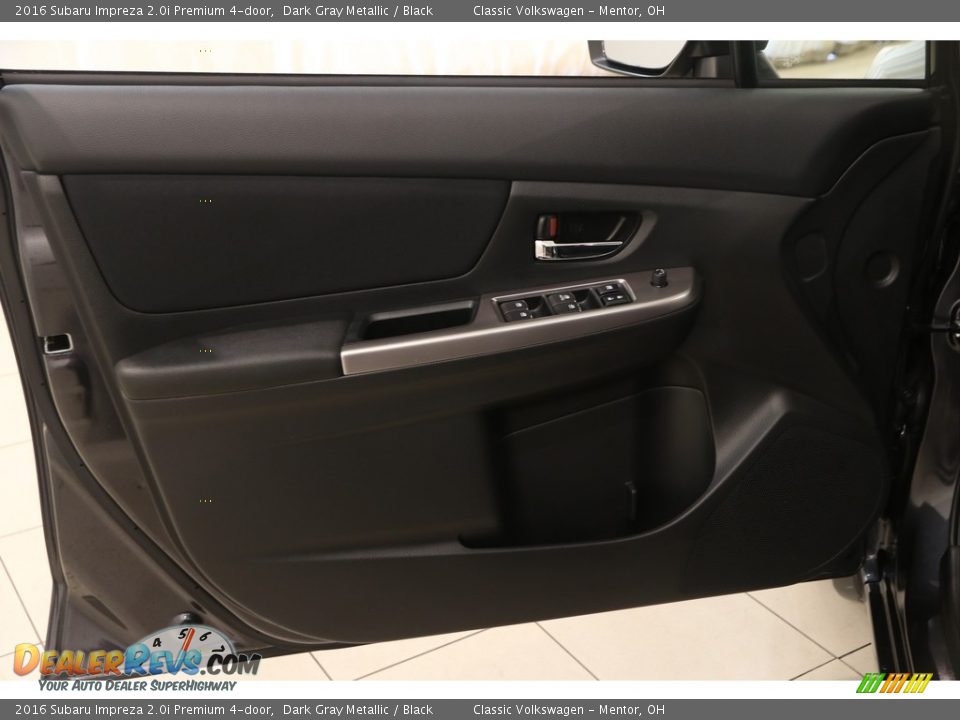 2016 Subaru Impreza 2.0i Premium 4-door Dark Gray Metallic / Black Photo #4