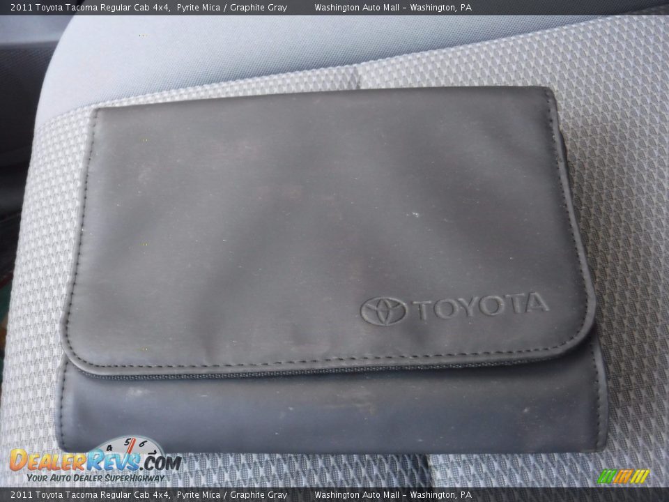 2011 Toyota Tacoma Regular Cab 4x4 Pyrite Mica / Graphite Gray Photo #22