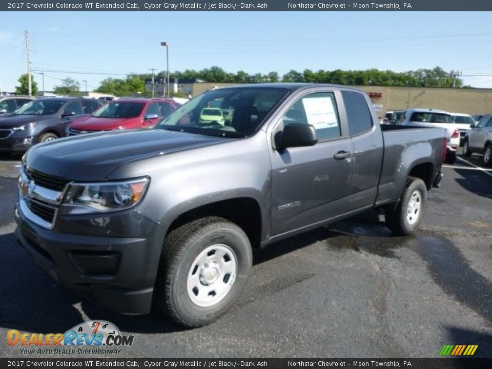 2017 Chevrolet Colorado WT Extended Cab Cyber Gray Metallic / Jet Black/­Dark Ash Photo #1