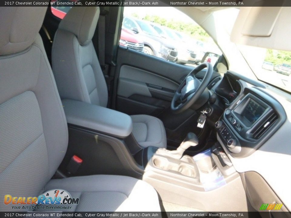 2017 Chevrolet Colorado WT Extended Cab Cyber Gray Metallic / Jet Black/­Dark Ash Photo #10