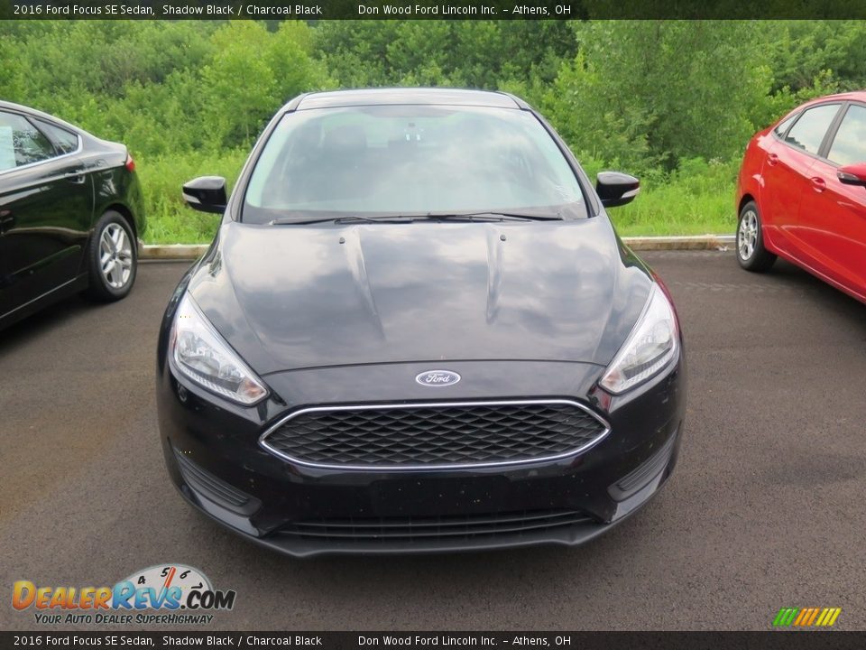 2016 Ford Focus SE Sedan Shadow Black / Charcoal Black Photo #2