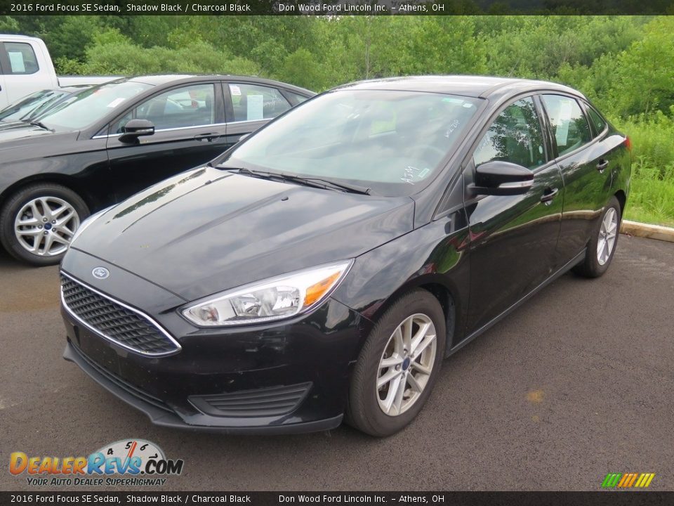 2016 Ford Focus SE Sedan Shadow Black / Charcoal Black Photo #3