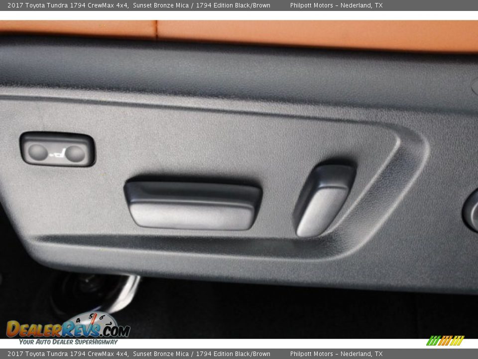 2017 Toyota Tundra 1794 CrewMax 4x4 Sunset Bronze Mica / 1794 Edition Black/Brown Photo #12