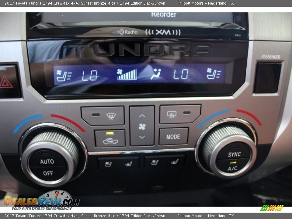 2017 Toyota Tundra 1794 CrewMax 4x4 Sunset Bronze Mica / 1794 Edition Black/Brown Photo #15