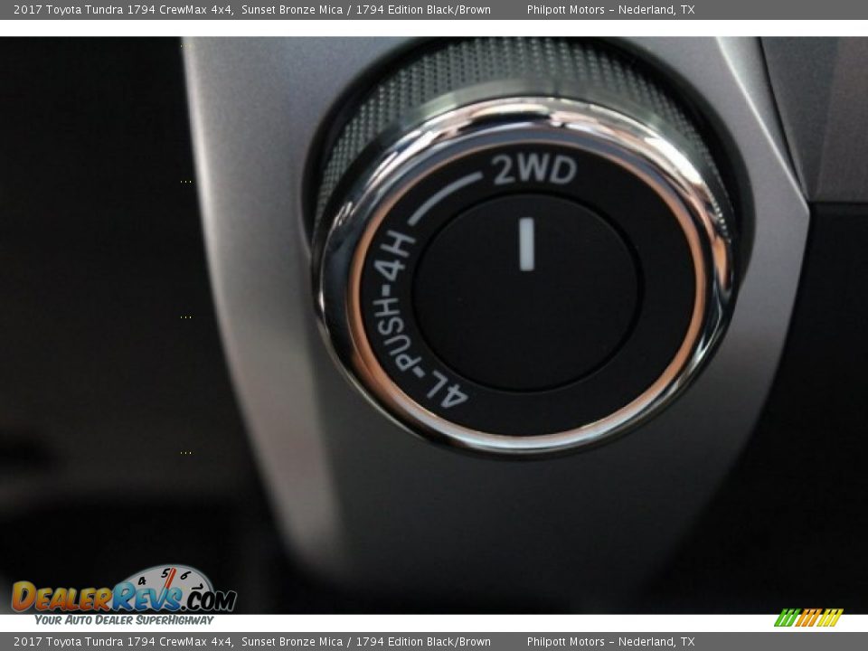 2017 Toyota Tundra 1794 CrewMax 4x4 Sunset Bronze Mica / 1794 Edition Black/Brown Photo #16