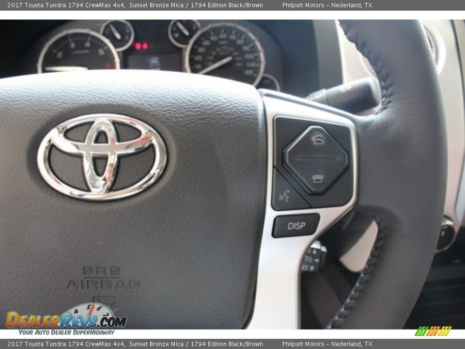 2017 Toyota Tundra 1794 CrewMax 4x4 Sunset Bronze Mica / 1794 Edition Black/Brown Photo #19