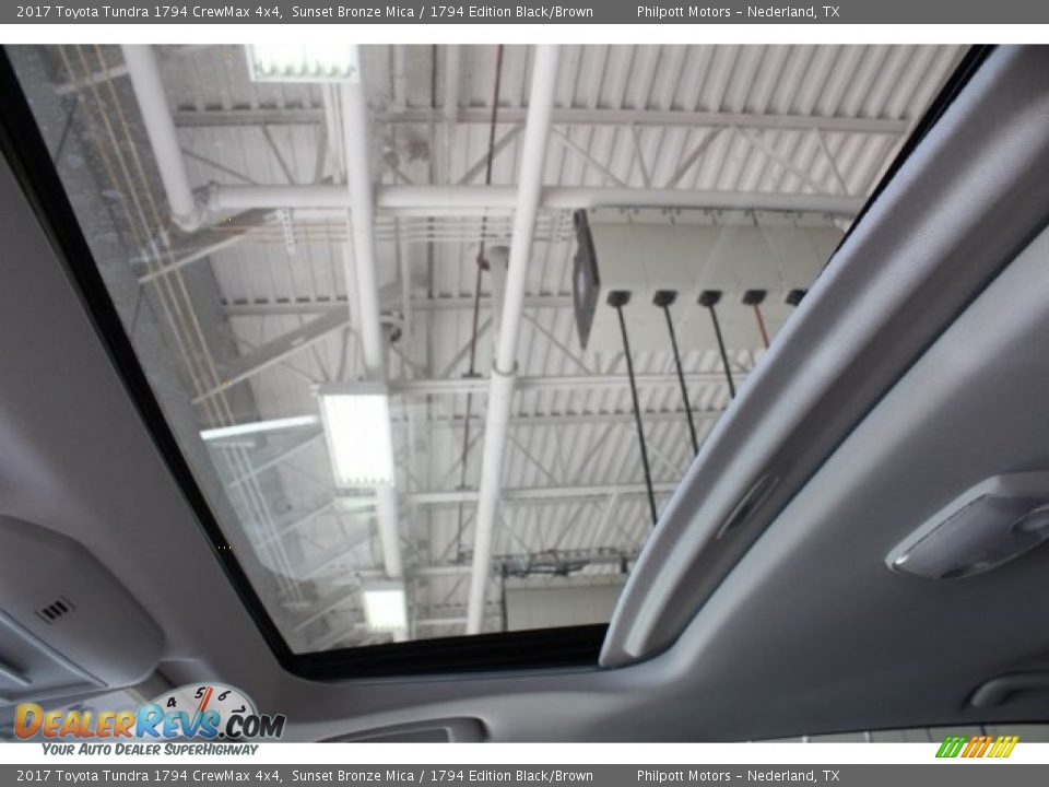 2017 Toyota Tundra 1794 CrewMax 4x4 Sunset Bronze Mica / 1794 Edition Black/Brown Photo #20