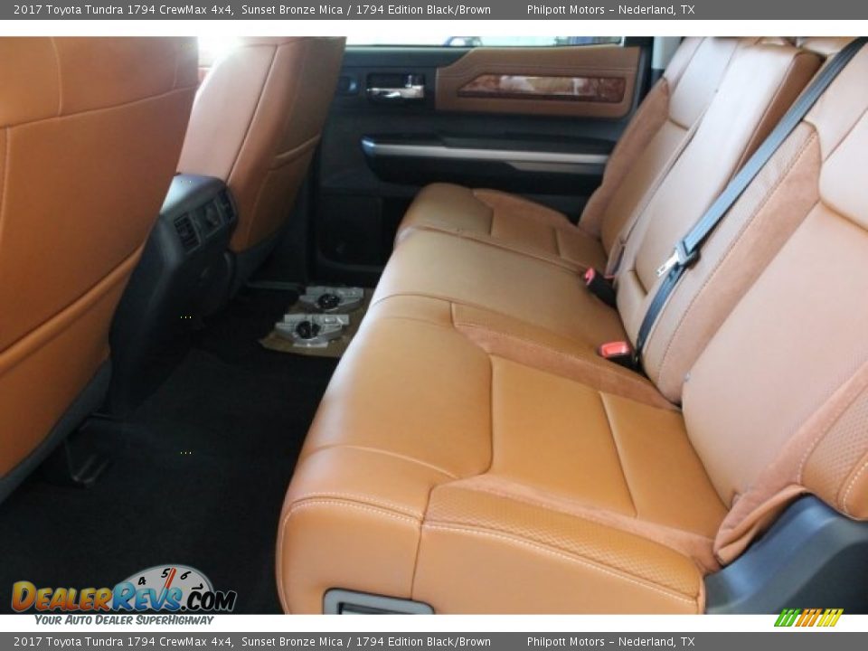 2017 Toyota Tundra 1794 CrewMax 4x4 Sunset Bronze Mica / 1794 Edition Black/Brown Photo #22