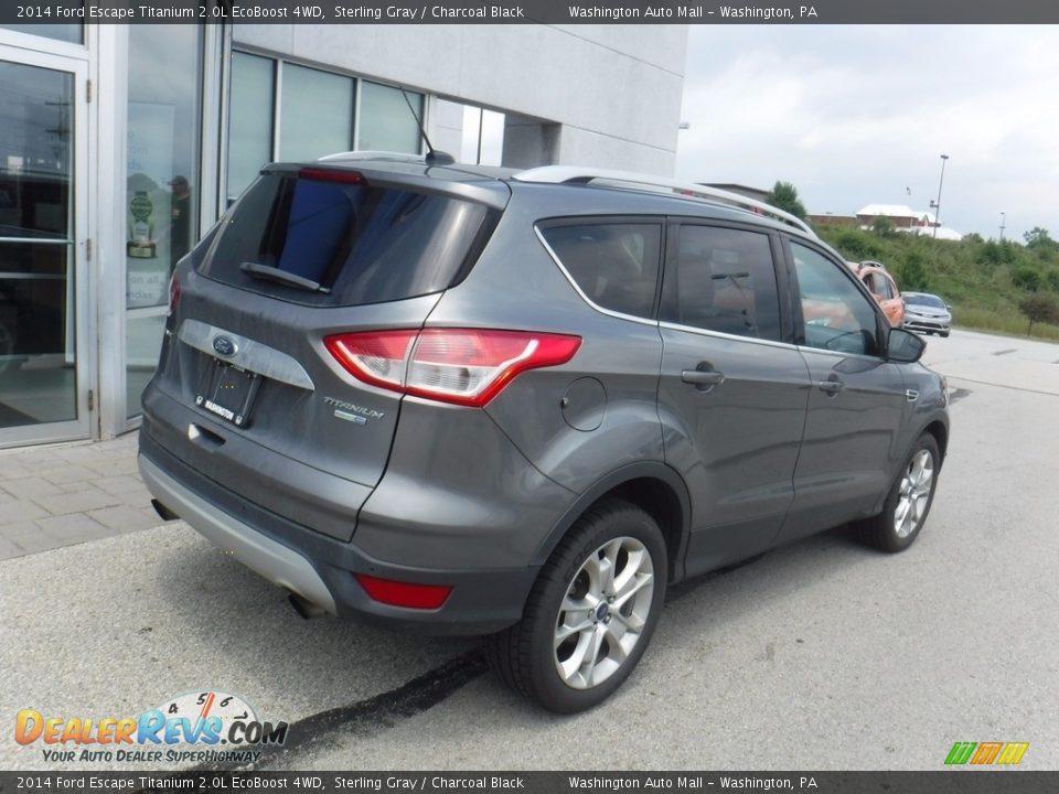 2014 Ford Escape Titanium 2.0L EcoBoost 4WD Sterling Gray / Charcoal Black Photo #9