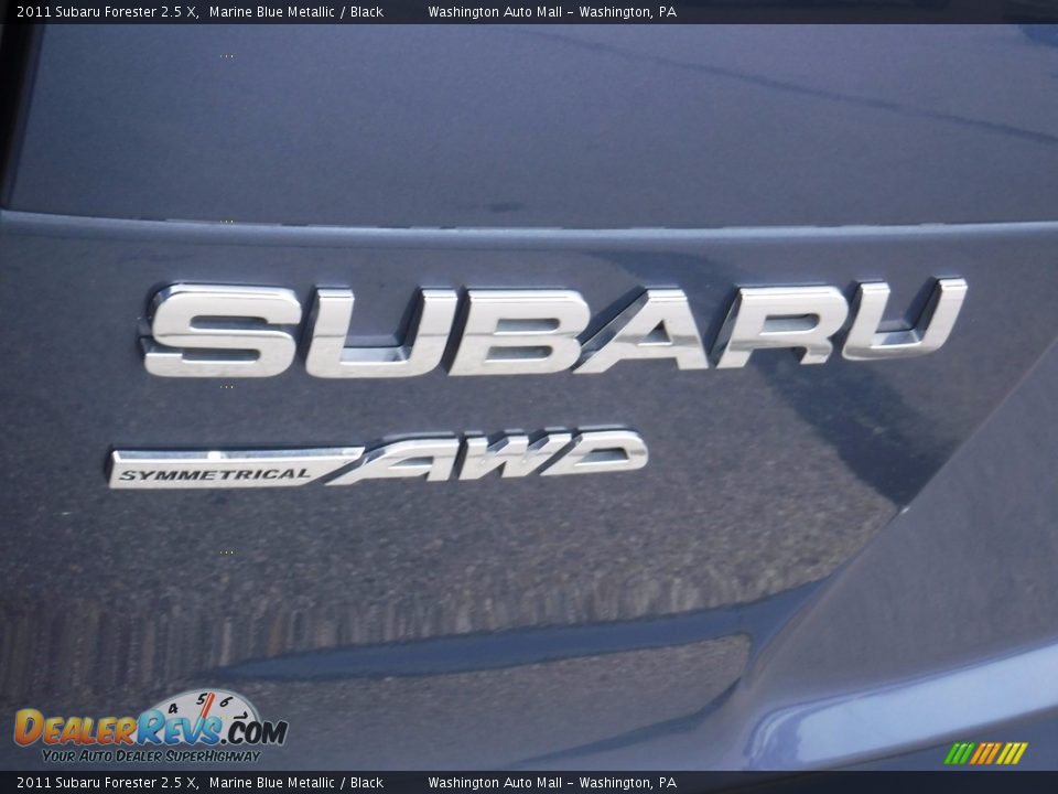 2011 Subaru Forester 2.5 X Marine Blue Metallic / Black Photo #8