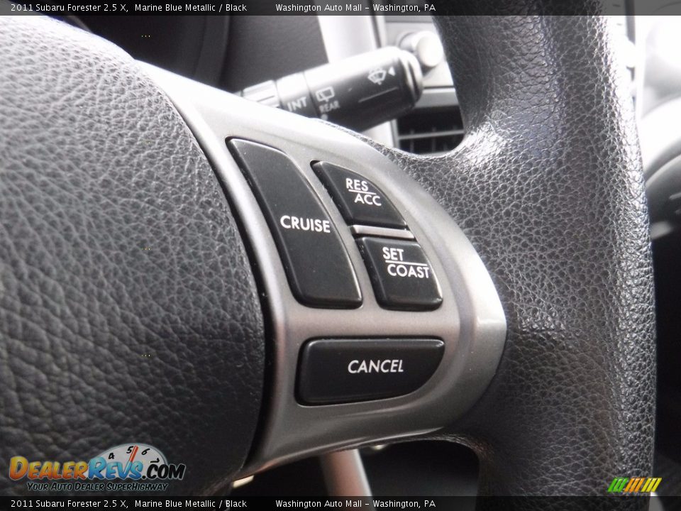 2011 Subaru Forester 2.5 X Marine Blue Metallic / Black Photo #20