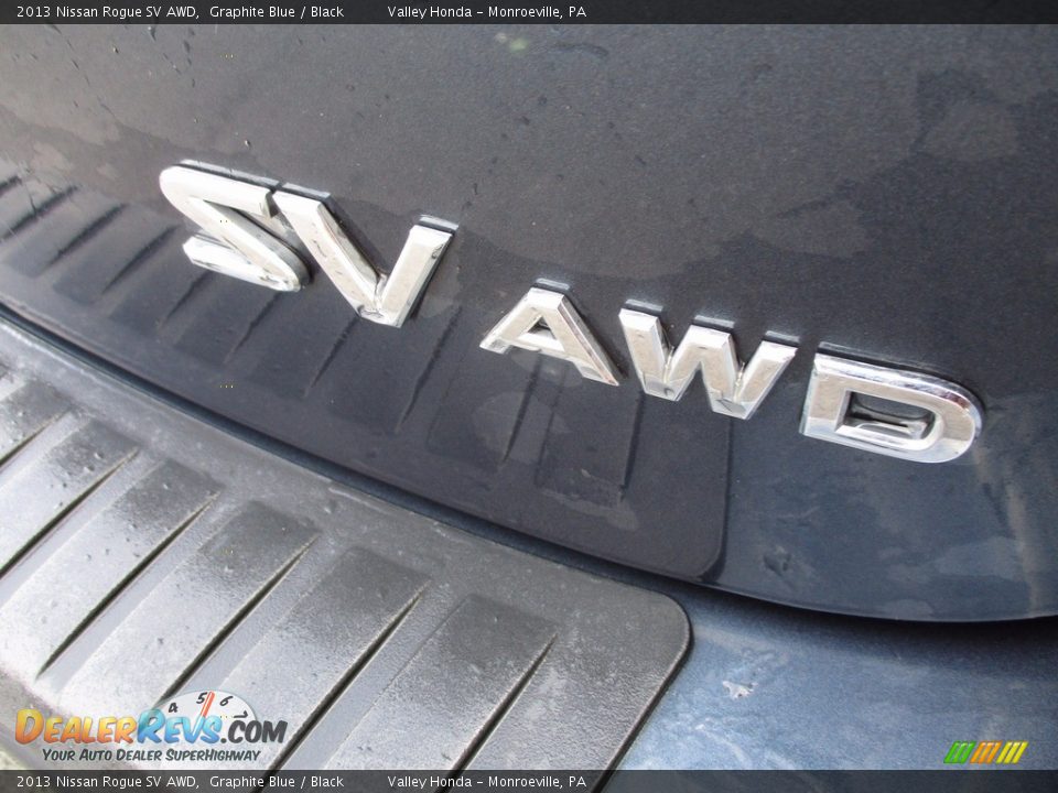 2013 Nissan Rogue SV AWD Graphite Blue / Black Photo #7