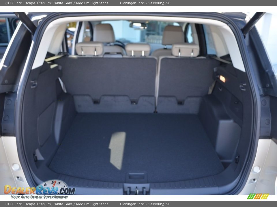 2017 Ford Escape Titanium White Gold / Medium Light Stone Photo #9