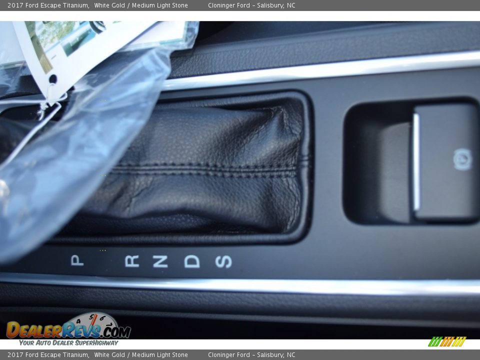2017 Ford Escape Titanium White Gold / Medium Light Stone Photo #17