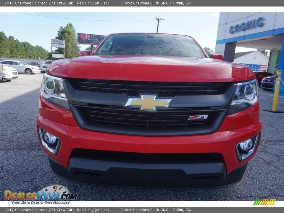 2017 Chevrolet Colorado Z71 Crew Cab Red Hot / Jet Black Photo #2