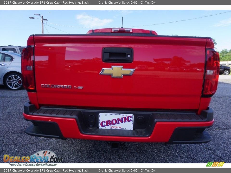 2017 Chevrolet Colorado Z71 Crew Cab Red Hot / Jet Black Photo #6